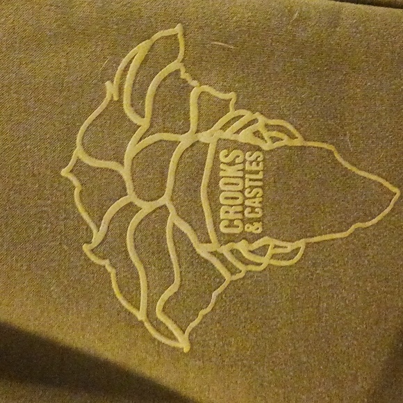 Crooks and Castles army green joggers - Picture 2 of 4